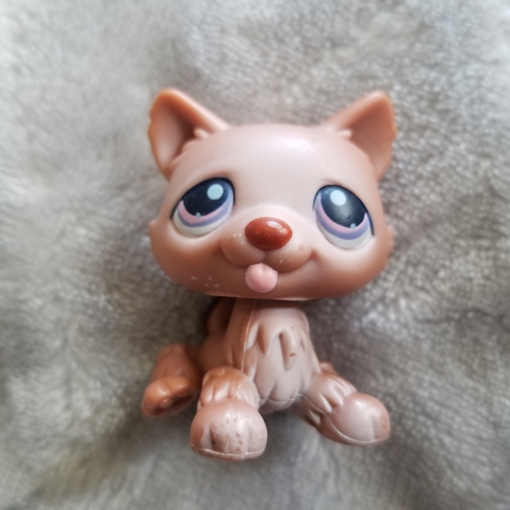 LITTLEST PET SHOP  DOG HUSKY #38 Playful puppy
